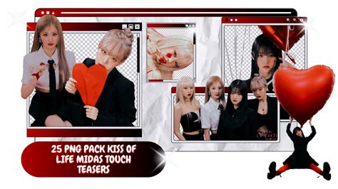 PNG PACK KISS OF LIFE MIDAS TOUCH TEASERS 2.